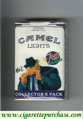 Camel Collectors Pack Joes Place Max Lights cigarettes soft box